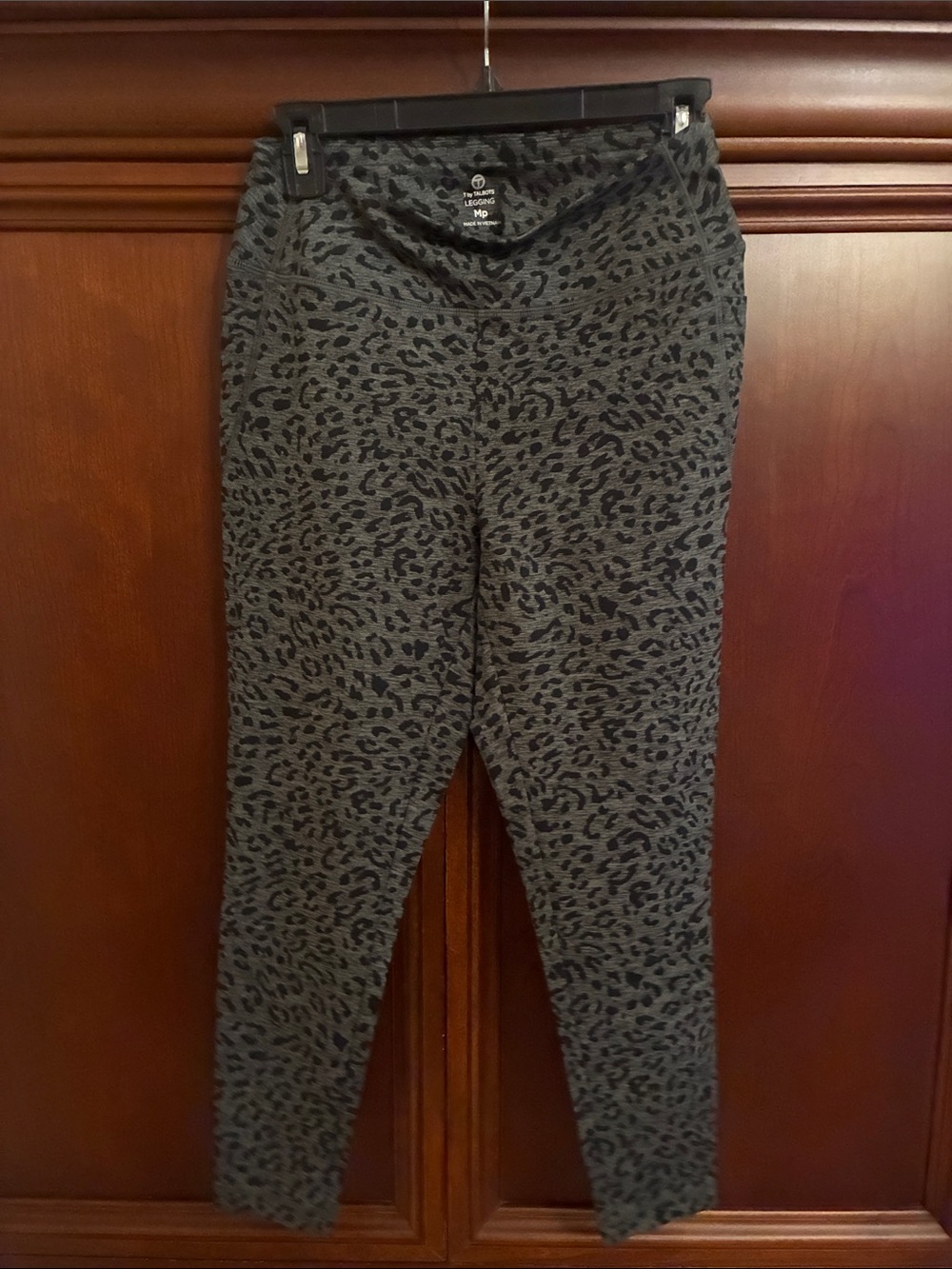 Leggings - Talbots Gray Animal Print Women's Pants